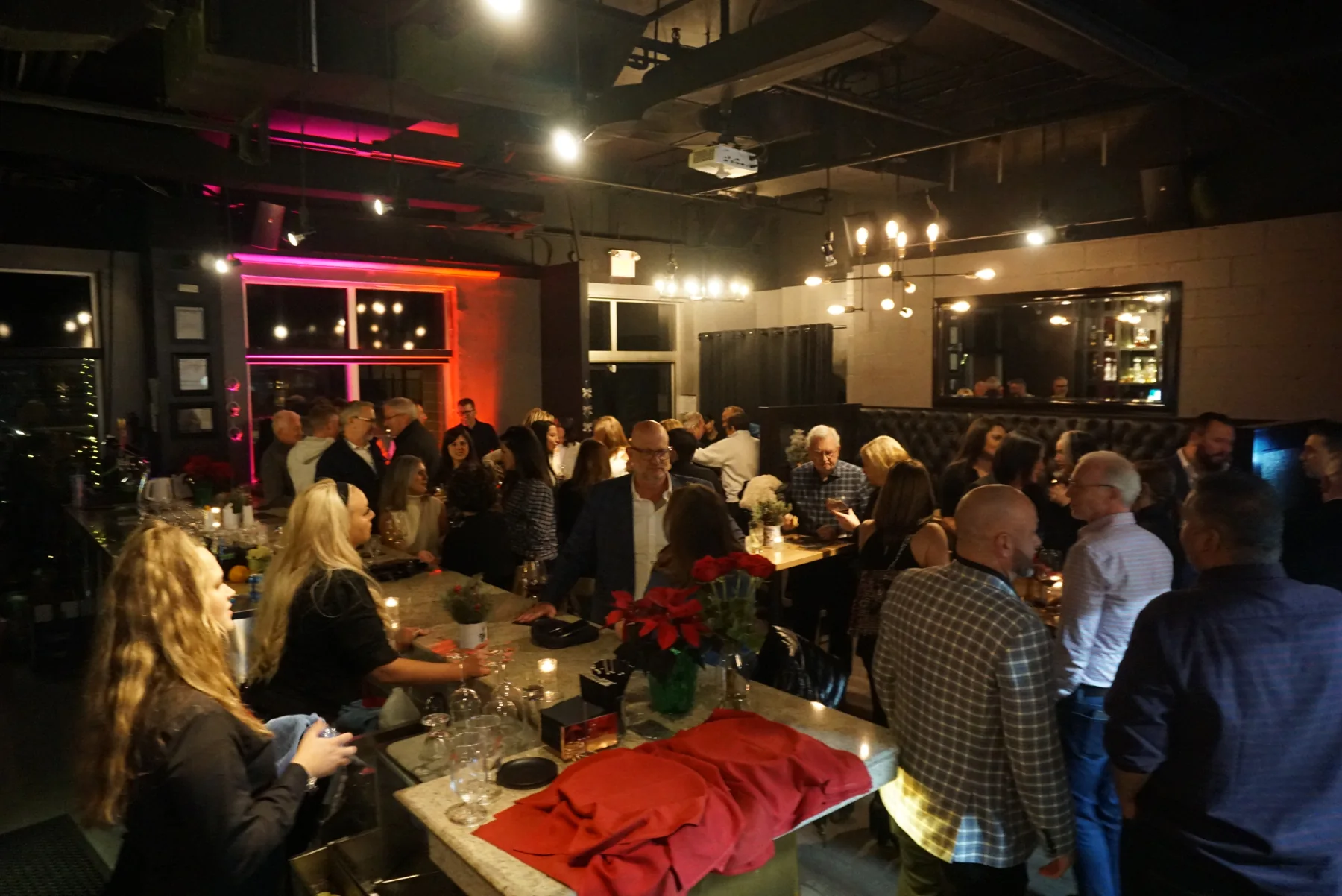 Guests gathered for an evening event at Prime