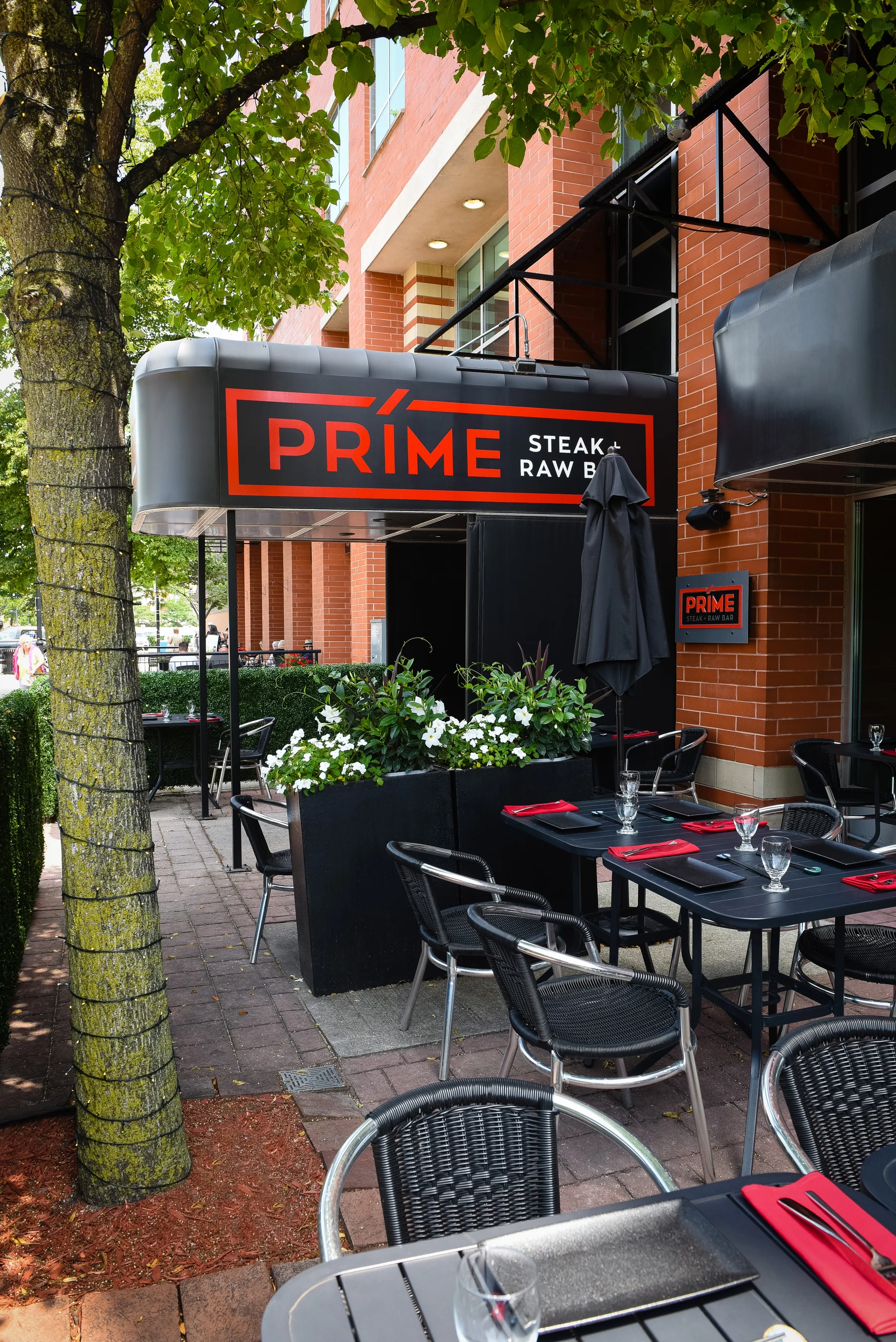 The terrace at Prime