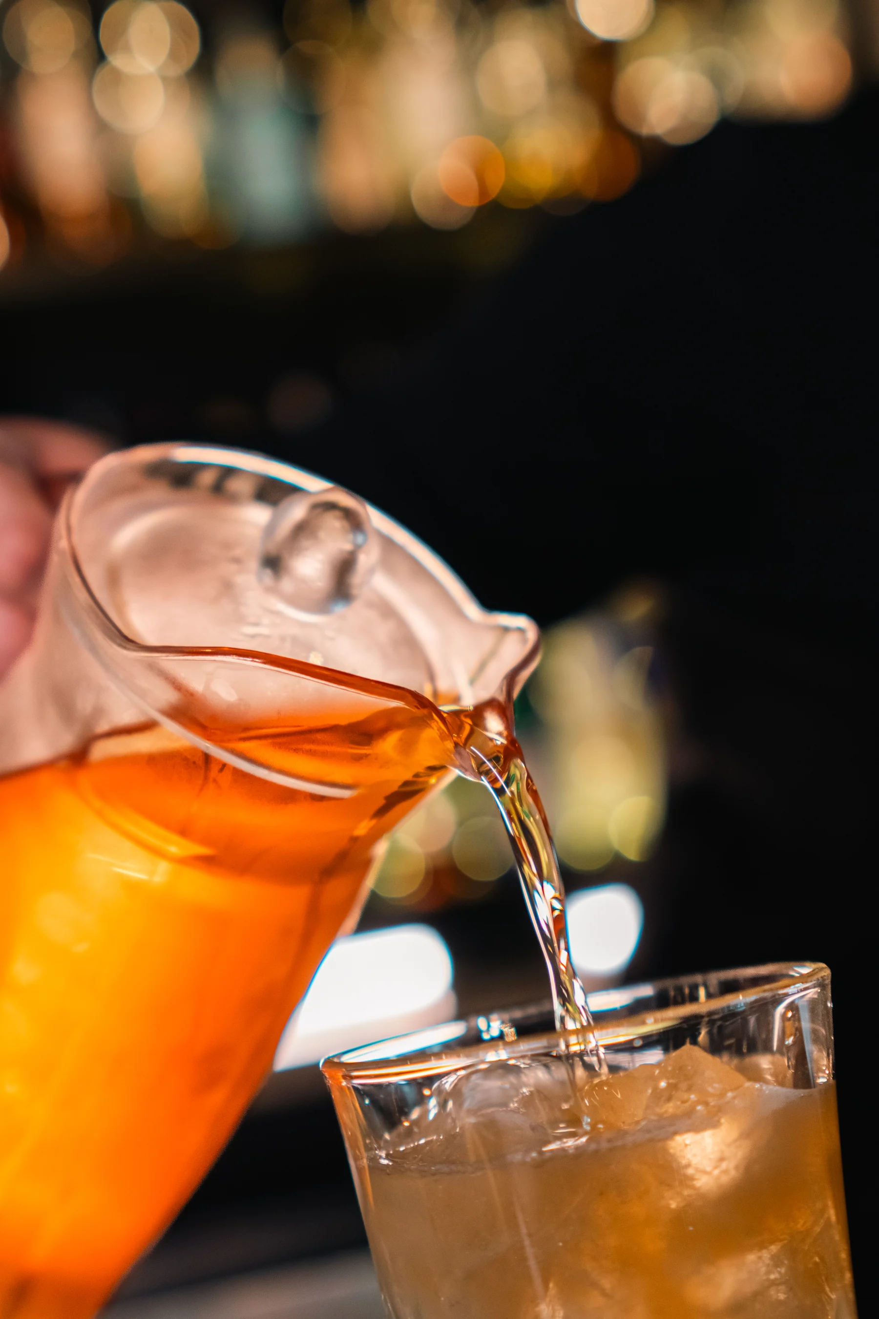 The pour